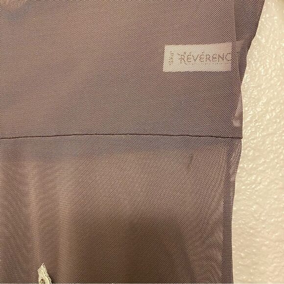 Reverence solo gray Custom rhinestoned dance costume long sleeve PXS (adult XS) - Picture 12 of 12